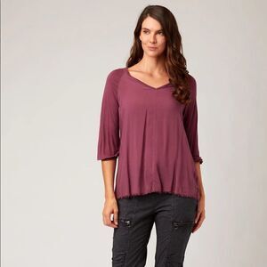 XCVI 3/4 Sleeve High Low Women’s/ Ladies Top Size Small